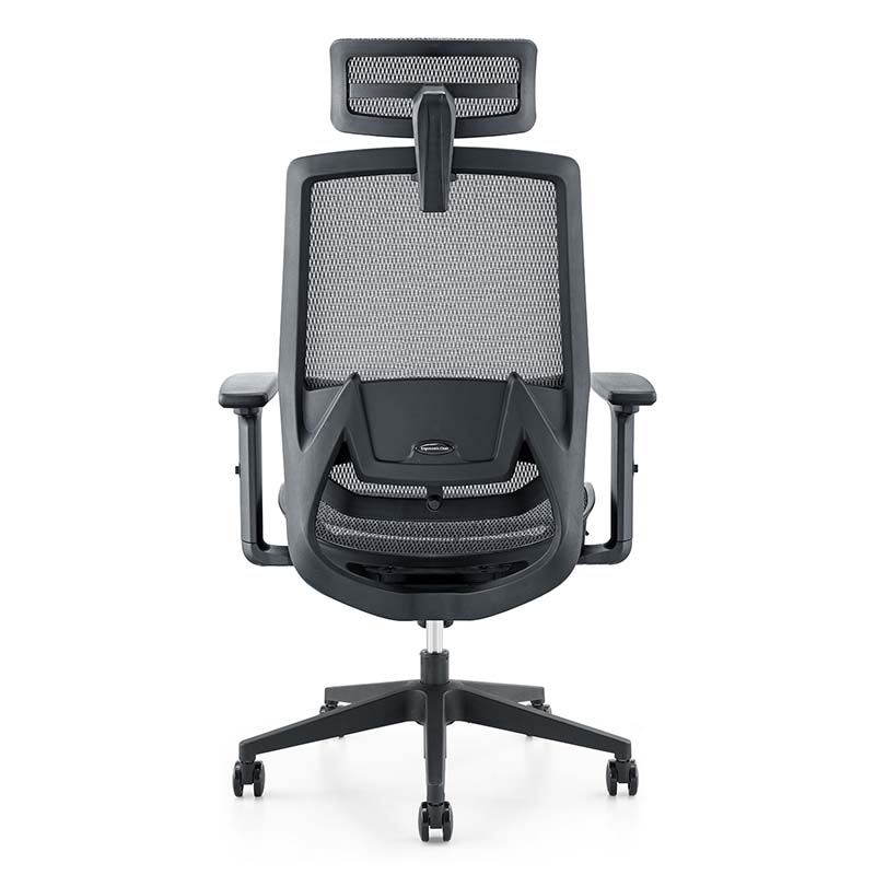Komfortabler, verstellbarer, ergonomischer Bürostuhl aus Mesh mit hoher Rückenlehne