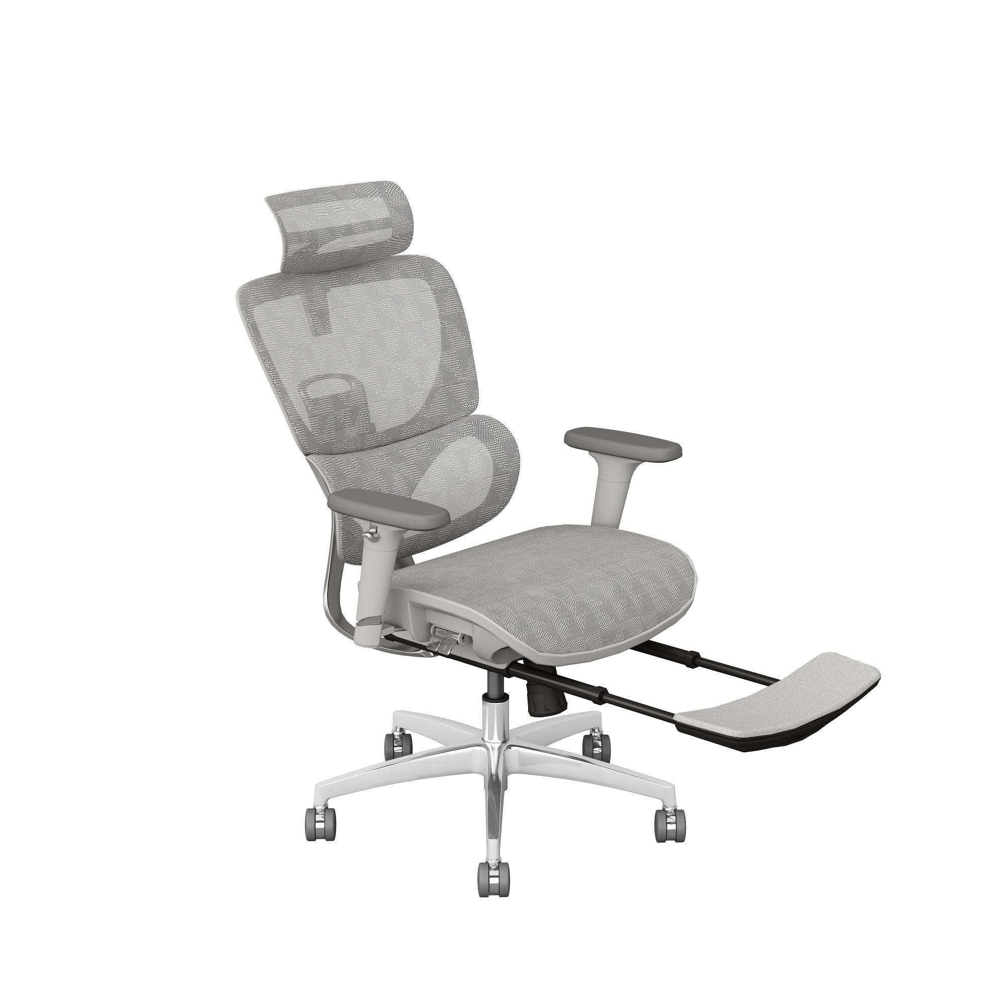 Base Adjustable Ergonomic Office Chair With Footrest