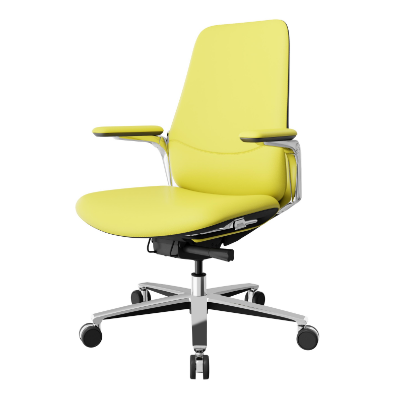 Ergonomic Leather Chair 007B - Comfortable Office Chair for Back Support & Productivity