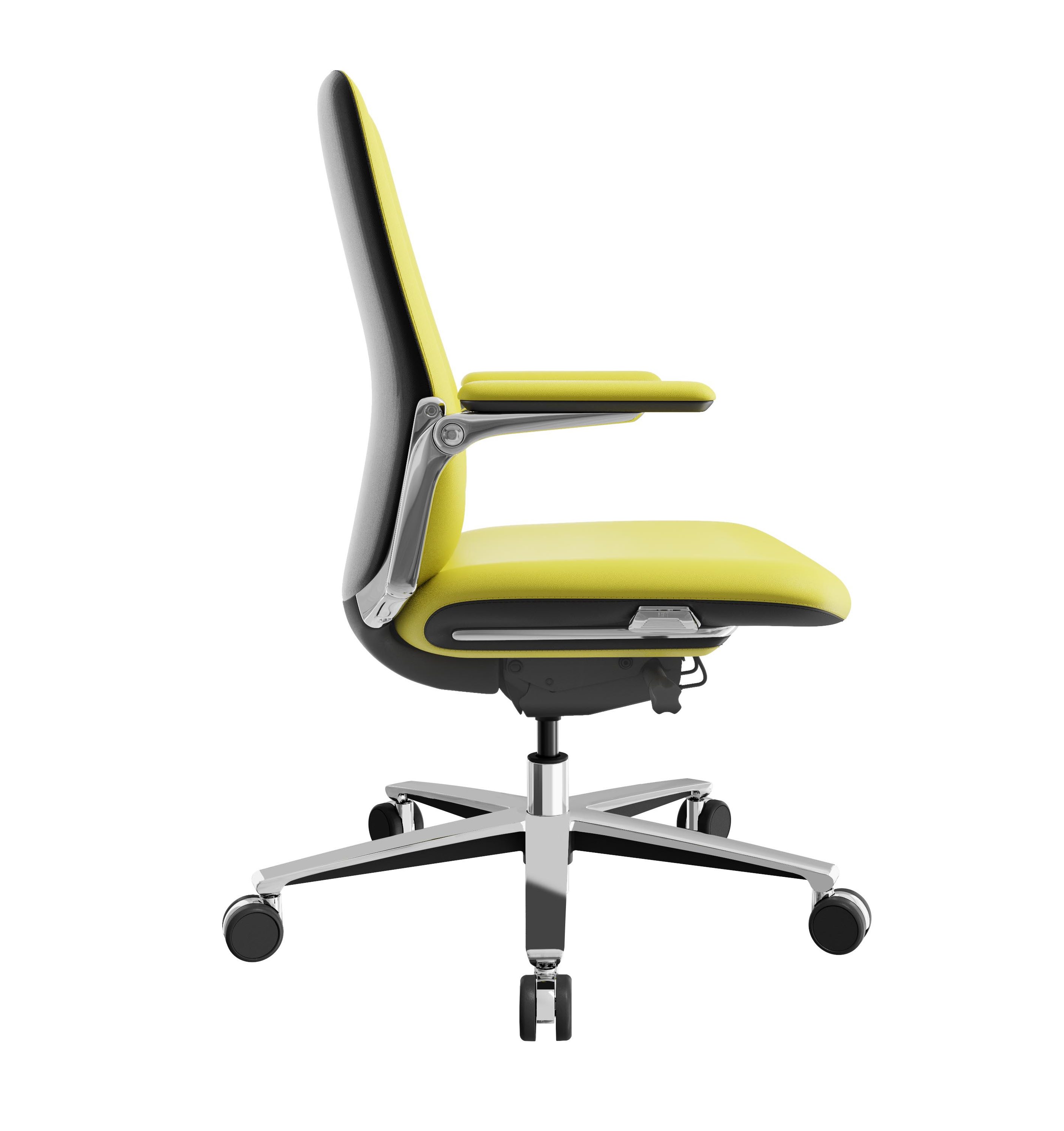 Ergonomic Leather Chair 007B - Comfortable Office Chair for Back Support & Productivity