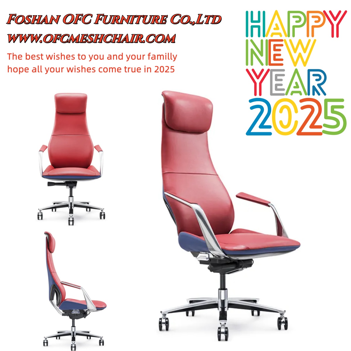 Celebrating New Beginnings with Foshan OFC Furniture: Ergonomic Office Chairs for a Healthier 2025