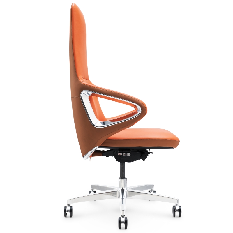 Ergonomic Leather Office Chair Chuanyue A : Ultimate Comfort & Support for Your Workspace