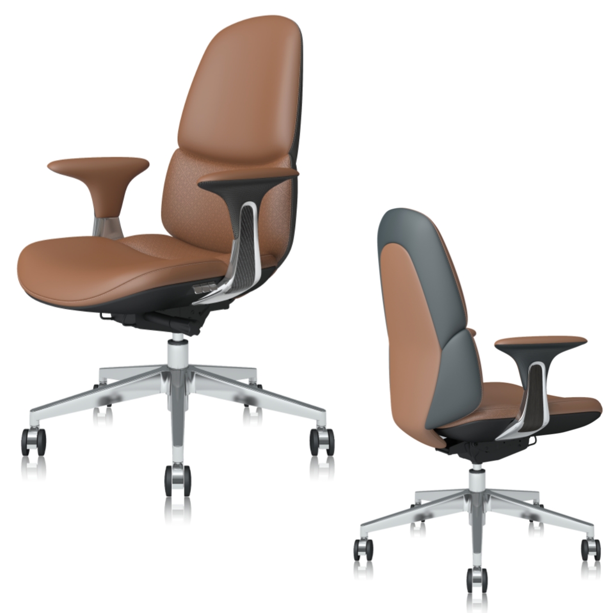 Verbessern Sie Ihren Arbeitsbereich mit dem Ergonomic Leder Office Chair S03B Mid Back Rückens