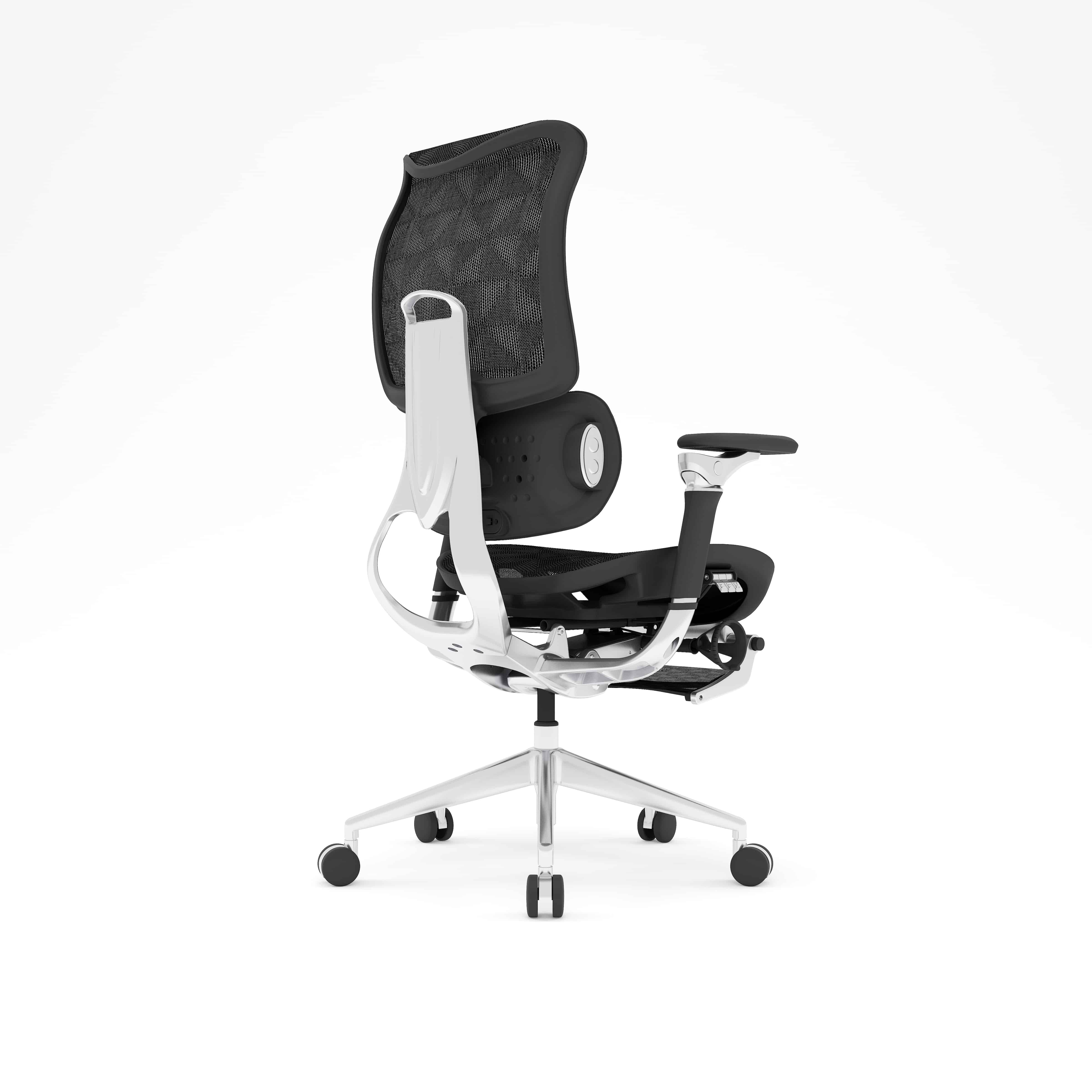 Integrated Headrest Chair with Cushioned Lumbar – BD 212